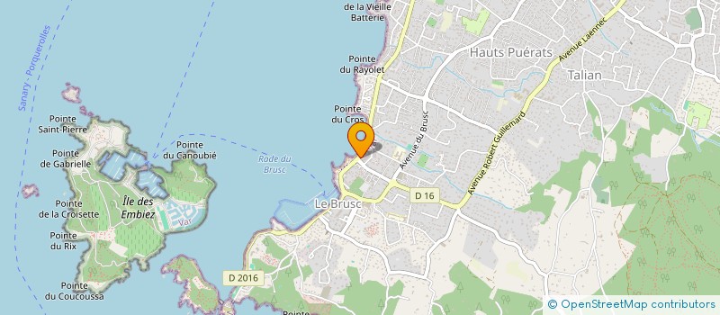 localisation de l'entreprise LE SUZY à SIX-FOURS-LES-PLAGES