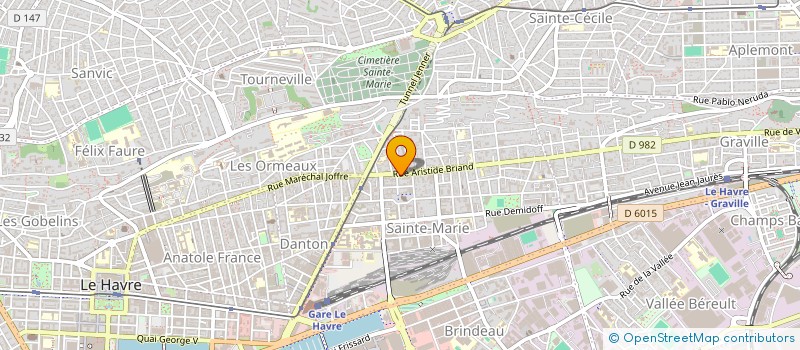 localisation de l'entreprise LE SWAG à LE HAVRE