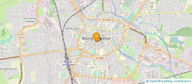 localisation de l'entreprise LE SWING à BOURG-EN-BRESSE