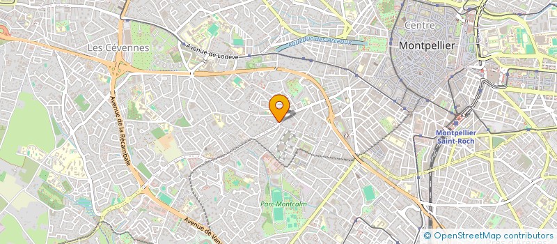 localisation de l'entreprise LE SWING à MONTPELLIER
