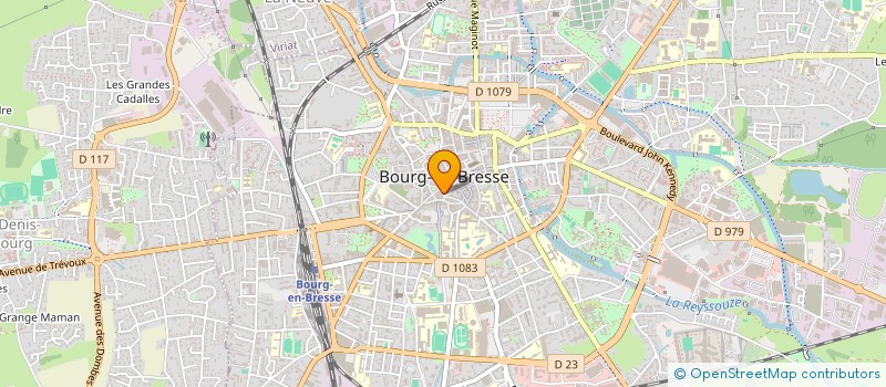 localisation de l'entreprise LE SWING IMMOBILIER à BOURG-EN-BRESSE