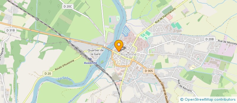 localisation de l'entreprise LE SYAM  AUXONNE