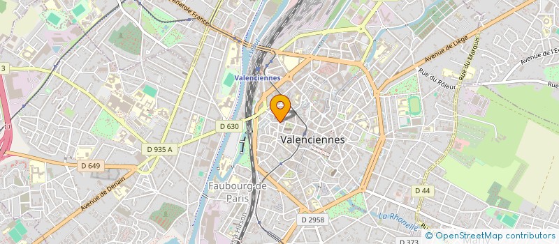 localisation de l'entreprise LE SYLPH à VALENCIENNES