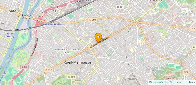 localisation de l'entreprise LE SYLVANER à RUEIL-MALMAISON