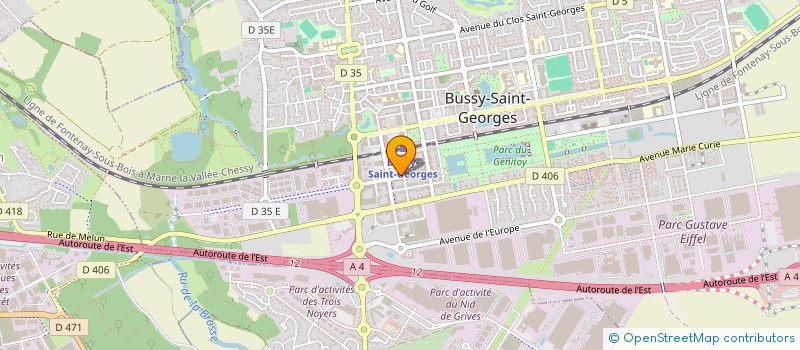 localisation de l'entreprise LE SYNDIC à BUSSY-SAINT-GEORGES