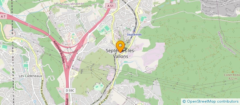 localisation de l'entreprise LE SYNDICAT DE CHASSE DE SEPTEMES LES VALLONS à SEPTEMES-LES-VALLONS