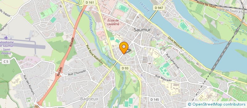 localisation de l'entreprise LE SYNDICAT DES VINS DE SAUMUR à SAUMUR
