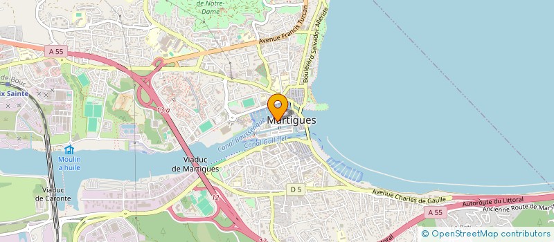 localisation de l'entreprise LE SYNDICAT DU RIRE à MARTIGUES