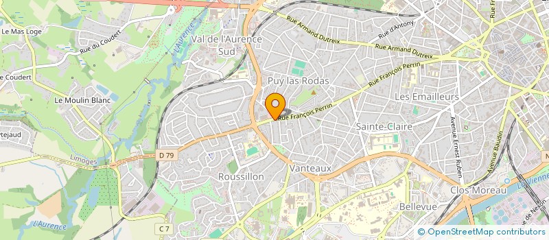 localisation de l'entreprise LE SYNDICAT POUR TOUS à LIMOGES