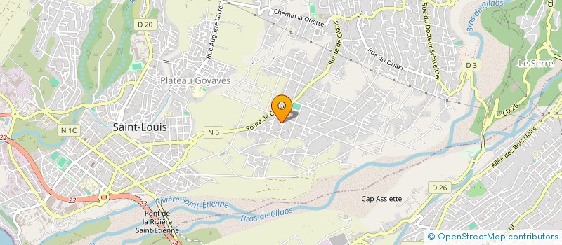 localisation de l'entreprise LE SYNZA CONSULTING  SAINT-LOUIS