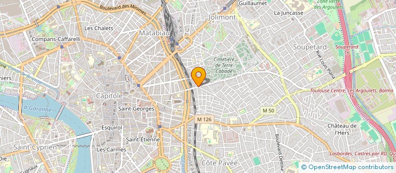 localisation de l'entreprise LE SYPHAX à TOULOUSE
