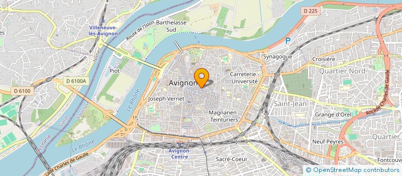 localisation de l'entreprise LE T à AVIGNON