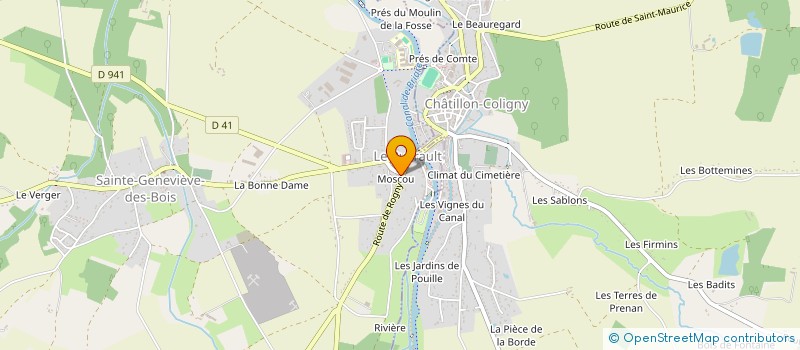 localisation de l'entreprise LE T.I.R. ET LA LYRE à SAINTE-GENEVIEVE-DES-BOIS