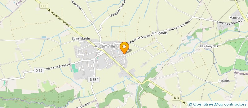 localisation de l'entreprise LE T-SHIRT DU CAPORAL  AUCAMVILLE