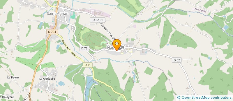 localisation de l'entreprise LE T.W  HAUTEFORT