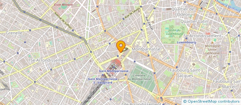 localisation de l'entreprise LE TABAC DE L ARRIVEE à PARIS