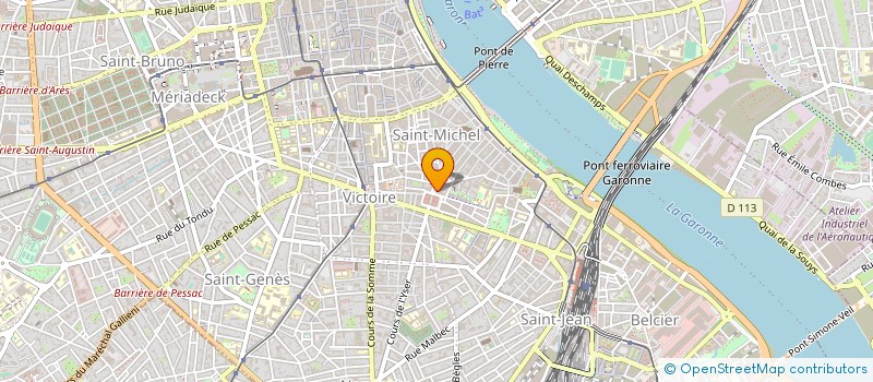 localisation de l'entreprise LE TABAC DES CAPUS à BORDEAUX
