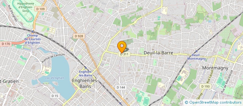 localisation de l'entreprise LE TABAC DU CHATEAU  MONTMORENCY