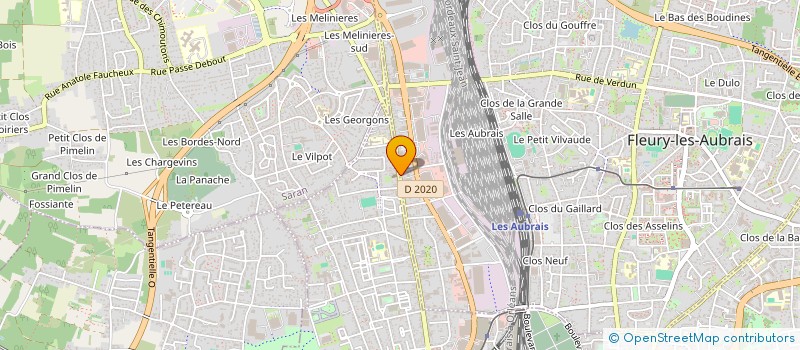 localisation de l'entreprise LE TABANNIER  FLEURY LES AUBRAIS