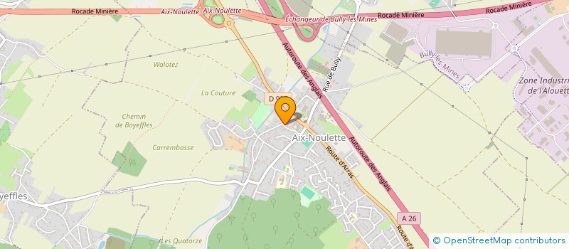 localisation de l'entreprise LE TABARY'S  AIX-NOULETTE