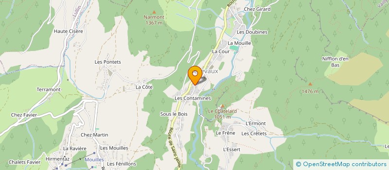 localisation de l'entreprise LE TABAYON  BELLEVAUX