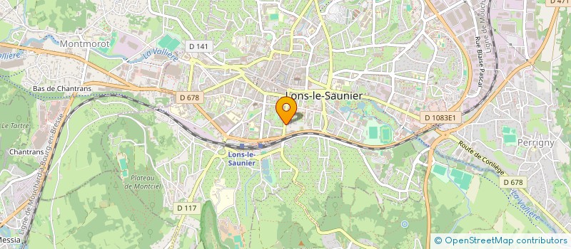 localisation de l'entreprise LE TABELLION  LONS-LE-SAUNIER