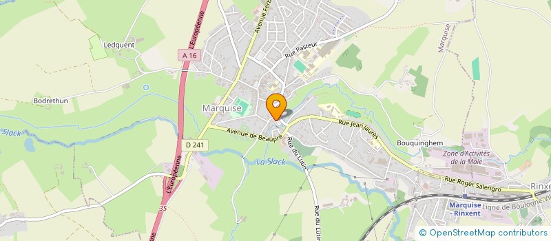 localisation de l'entreprise LE TABELLION DE COQUELLES  MARQUISE