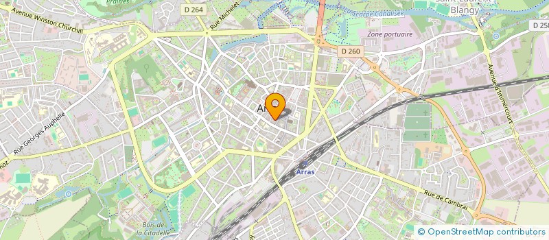 localisation de l'entreprise LE TABLEAU à ARRAS