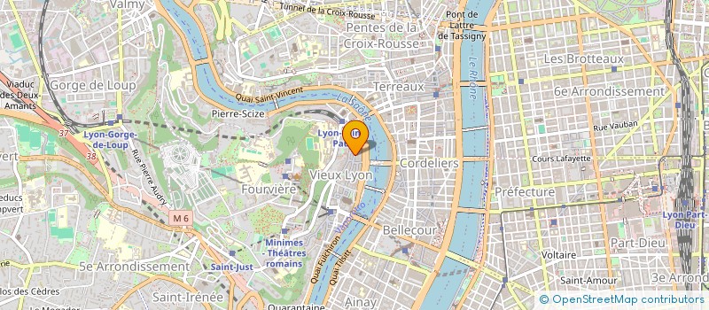 localisation de l'entreprise LE TABLIER à LYON