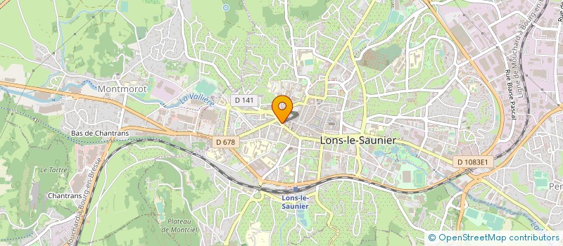 localisation de l'entreprise LE TABLIER BC  LONS-LE-SAUNIER