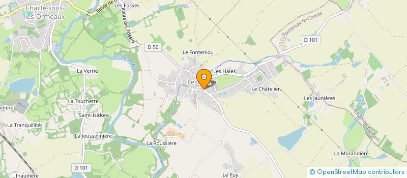 localisation de l'entreprise LE TABLIER DE CUISINE  LE TABLIER