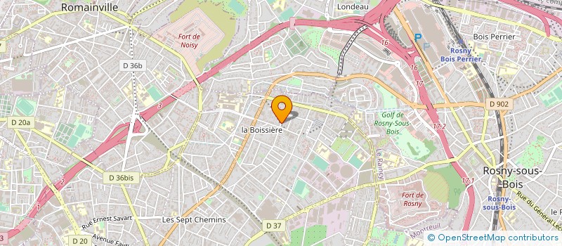 localisation de l'entreprise LE TABLIER IDEAL  MONTREUIL