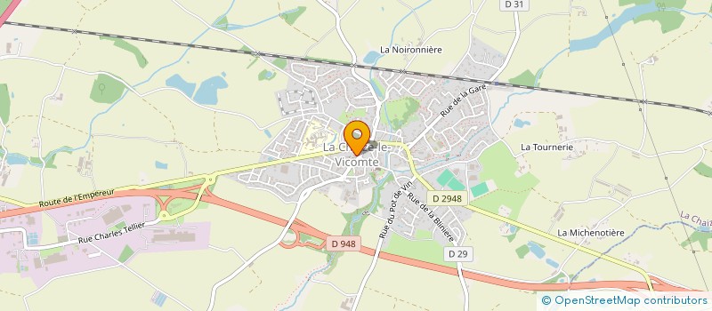 localisation de l'entreprise LE TABOURET VICOMTAIS à LA CHAIZE-LE-VICOMTE