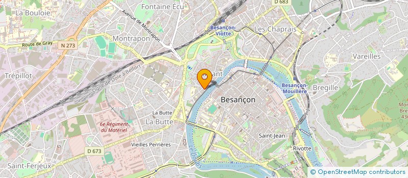 localisation de l'entreprise LE TACOS à BESANCON