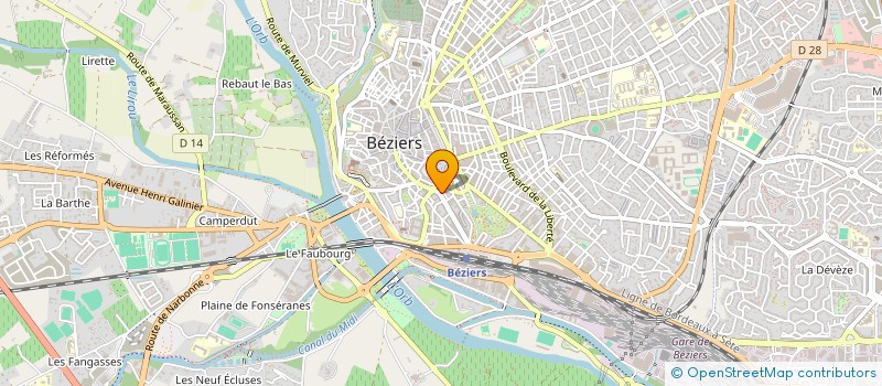 localisation de l'entreprise LE TACOS à BEZIERS