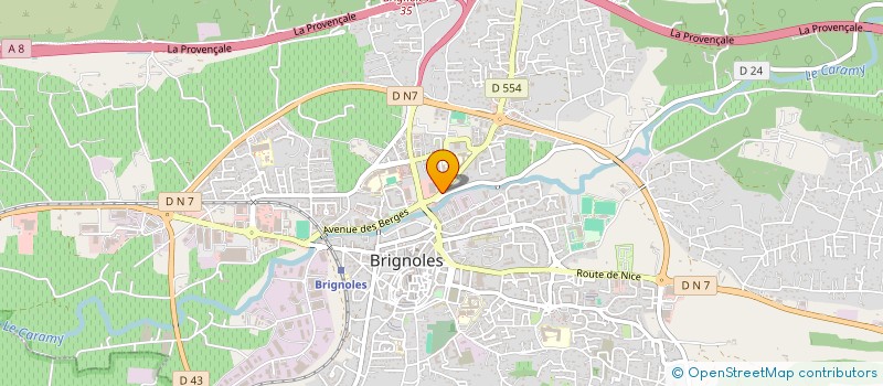 localisation de l'entreprise LE TACOS FAMILY à BRIGNOLES