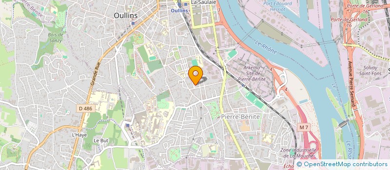 localisation de l'entreprise LE TACOS LYONNAIS  OULLINS-PIERRE-BENITE