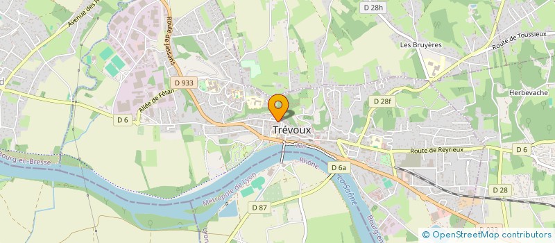 localisation de l'entreprise LE TACOS PLAY à TREVOUX