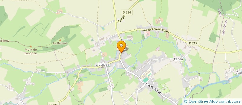 localisation de l'entreprise LE TACOT D'AURORE  LICQUES