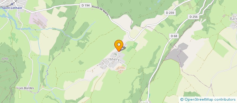 localisation de l'entreprise LE TACOT DES GIRARDOT  MIERY