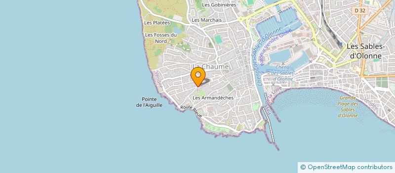 localisation de l'entreprise LE TAFFENEAU à LES SABLES D'OLONNE