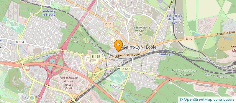 localisation de l'entreprise LE TAICHI DE LA FORCE SEREINE SAINT CYR L'ECOLE  SAINT-CYR-L'ECOLE