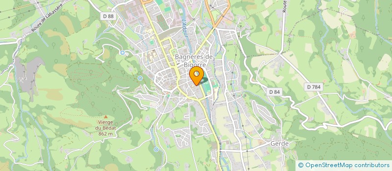 localisation de l'entreprise LE TAILLEUR  BAGNERES-DE-BIGORRE