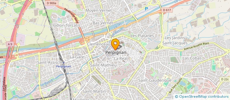 localisation de l'entreprise LE TAILLEUR BLEU  PERPIGNAN