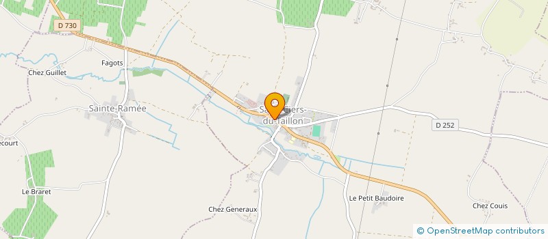 localisation de l'entreprise LE TAILLONNAIS  SAINT-CIERS-DU-TAILLON