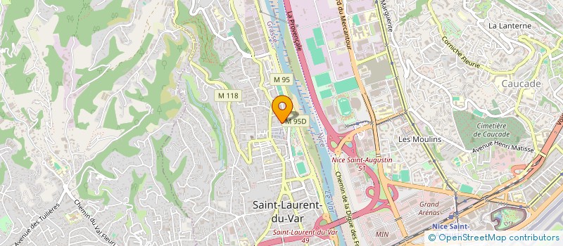 localisation de l'entreprise LE TAJ à SAINT LAURENT DU VAR
