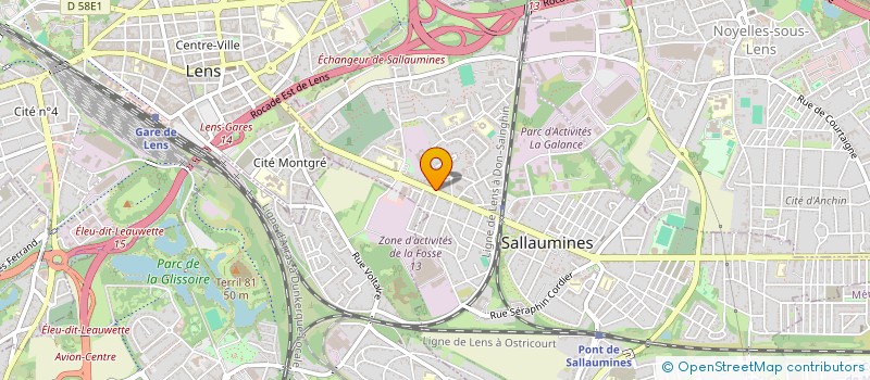 localisation de l'entreprise LE TAJINE  SALLAUMINES