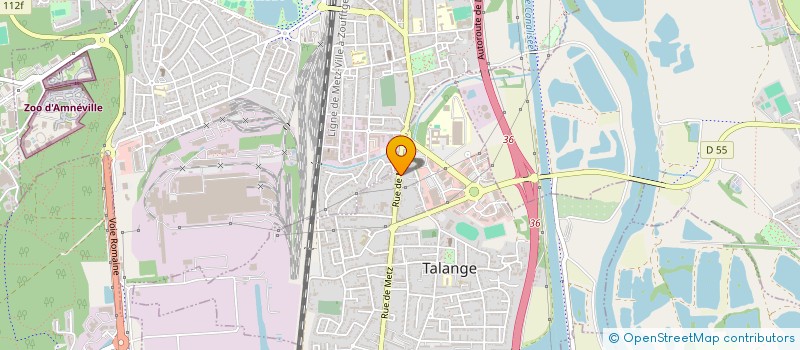 localisation de l'entreprise LE TALANGEOIS  TALANGE