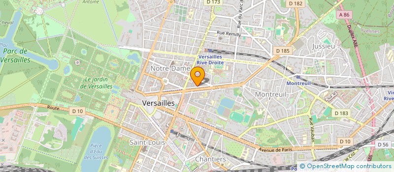 localisation de l'entreprise LE TALION à VERSAILLES
