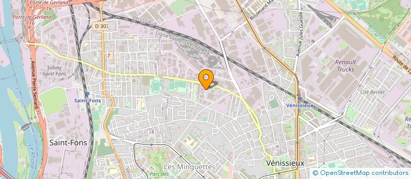 localisation de l'entreprise LE TALISMAN  VENISSIEUX